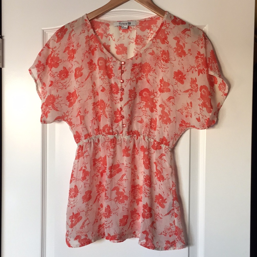 Forever 21 Sheer Blouse